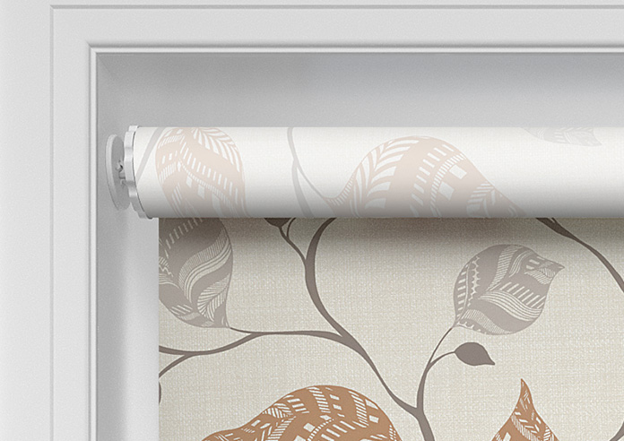 Tribal Leaves, Orange Spice - Twist&Fit Roller Blind - Image 10